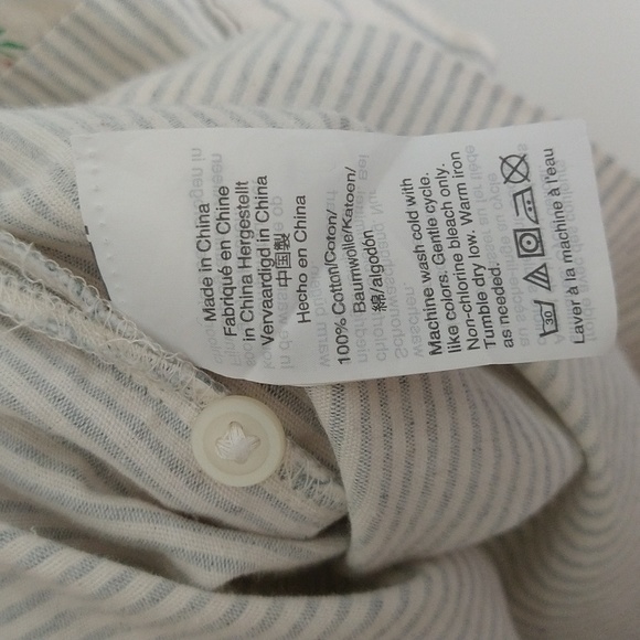 Madewell x The New Denim Project Patchwork Top In Railroad Stripe - Picture 13 of 15